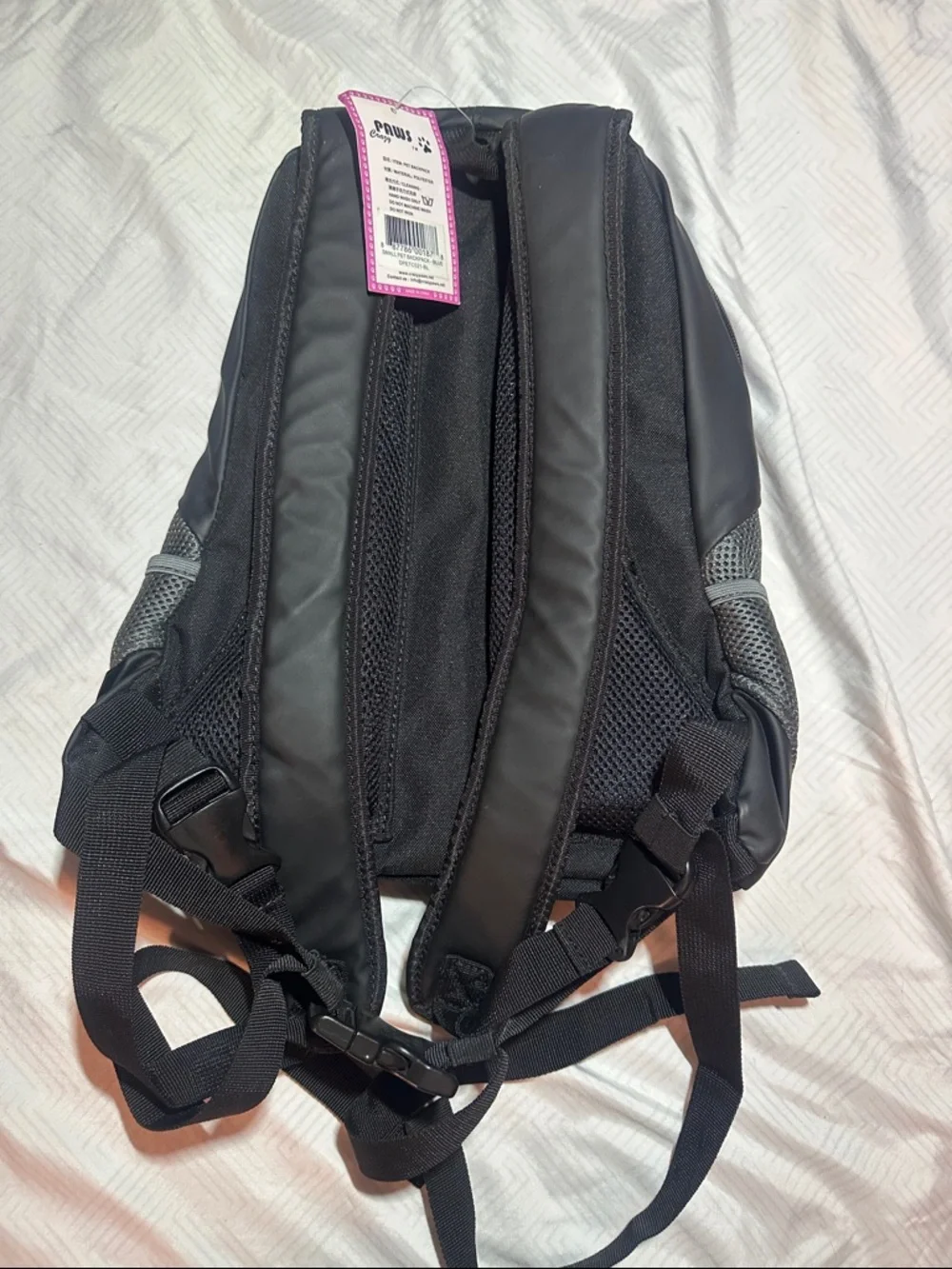Blue & Gray Pet Carrier Backpack - Hands-Free Travel